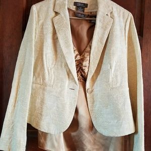 New tapestry jacket w/ sequined cami